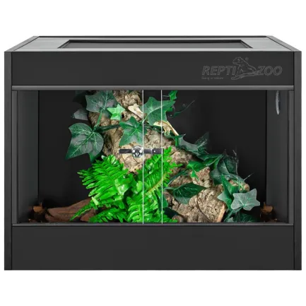Тераріум з ПВХ Repti-Zoo Terrarium PVC 60x45x45 см (CN604545PN) скляними дверцятами для рептилій і амфібій — Фото 1