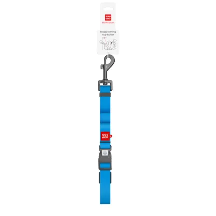 Петля-утримувач для грумінгу собак водостійка WAUDOG Waterproof, M, Ш 20 мм, Дов 70-116 см, А 20-110 см, блакитний — Фото 1