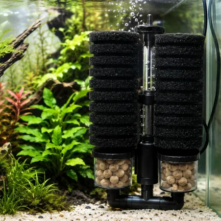 Внутрішній фільтр Kruger Meier AeroTwin BIO L для акваріума 60-120 л, 350 л/год, 3 Вт — Фото 3