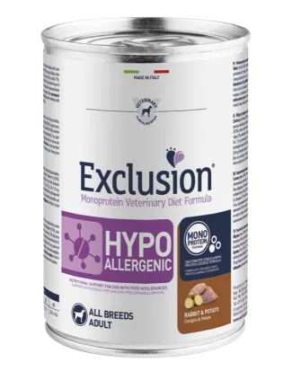Консерва Exclusion Hypoallergenic з кроликом для собак з харчовою алергією 400 г