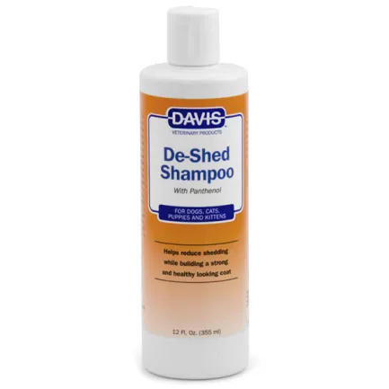 Davis De-Shed Shampoo ДЕВІС ПОЛЕГШЕННЯ ЛИНЬКИ шампунь для собак і котів, концентрат 0,355 л