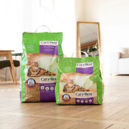 Наповнювач Cat’s Best Smart Pellets для котячого туалету, деревний, 10л/5кг — Фото 3