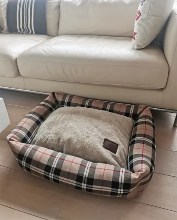 Chloe's Home Лежак для домашніх тварин Дублін коричневий М — Фото 2