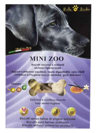 Печиво для собак «Mini zoo mix» зі смаком ванілі та карамелі, 300 г