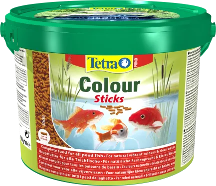 Корм Tetra Pond Colour Sticks для всіх ставкових риб, для яскравості забарвлення, 10 л (палички)