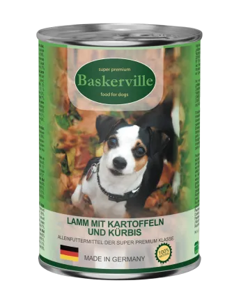 Baskerville Консерви для собак. Баранина з картоплею та гарбузом 400 г