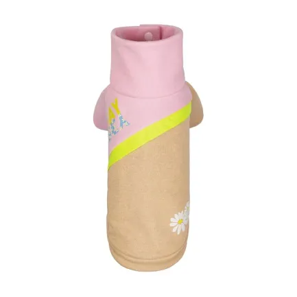 Толстовка Pet Fashion «Daisy» для дівчинки, розмір М, рожевий