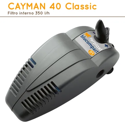 Ferplast CAYMAN 40 CLASSIC Акваріум чорний — Фото 1