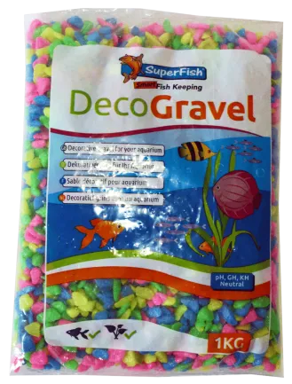 Декоративний гравій SF DECO GRAVEL NEON MIX 1 KG (A8050025) — Фото 1