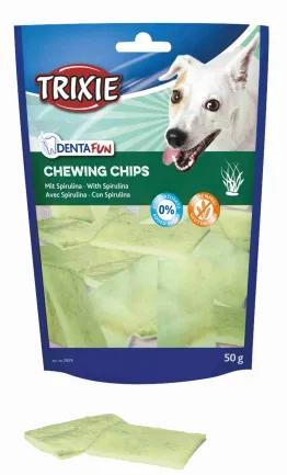 Ласощі Trixie KauChips Light для собак, жувальні чіпси зі спіруліною, 50 г