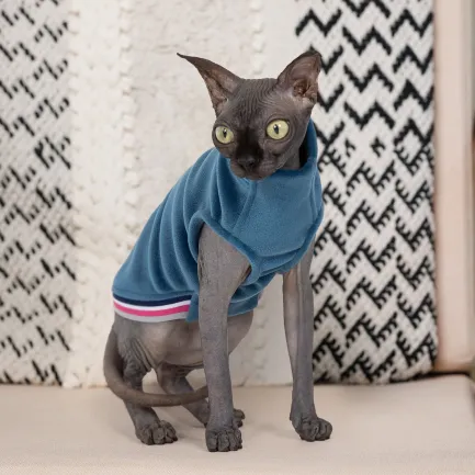 Светр Pet Fashion «Wiki» для котів, розмір L, синій (лімітована серія) — Фото 2