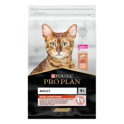 Сухий корм PRO PLAN Adult 1+ Vital Functions для дорослих котів з лососем 10 кг