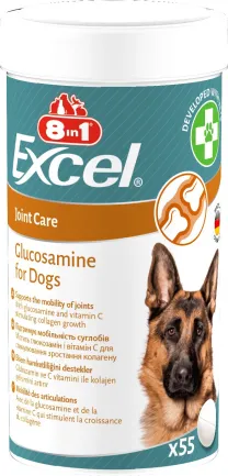 Вітаміни 8in1 Excel Glucosamine для цуценят та дорослих собак, для суглобів, 55 шт — Фото 3