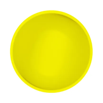 Миска WAUDOG Silicone, 250 мл жовтий — Фото 1