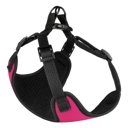 Шлея для Собак Дрібних Порід Barksi Sport Неопрен 3D Сітка Рожева XS