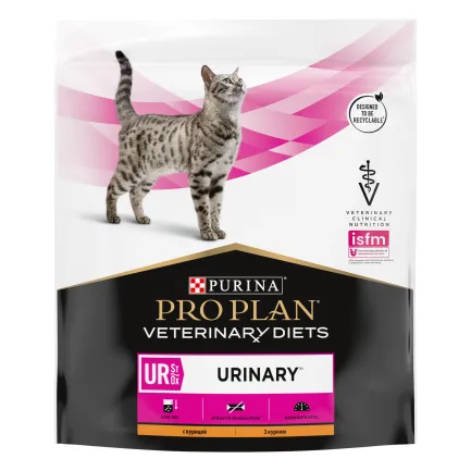 Сухий дієтичний корм PRO PLAN VETERINARY DIETS UR Urinary для дорослих котів для розчинення та зниження утворення струвітних каменів з куркою 350 г