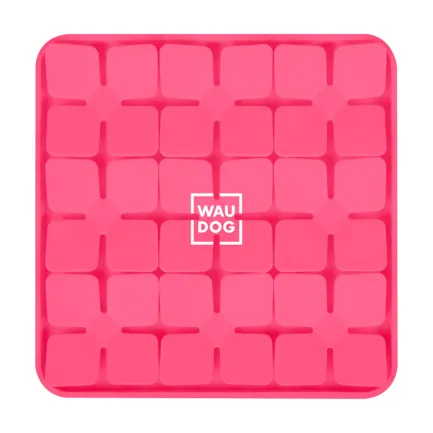 Килимок для пошуку корму WAUDOG Silicone, 205х205х17 мм, рожевий — Фото 2