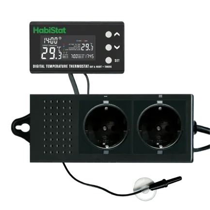 HABISTAT DIGITAL TEMPERATURE THERMOSTAT DAY/NIGHT TIMER (R3100245) цифровий термостат + таймер день/ніч — Фото 2