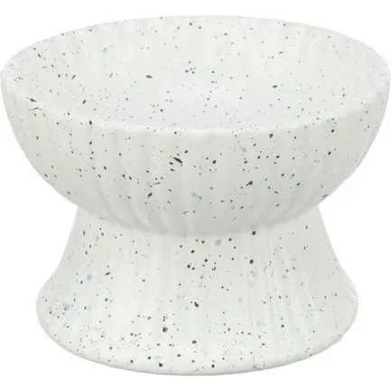Миска для кота Trixie Ceramic Bowl керамічна, висока 0.2 л/13 см, білий (24471)