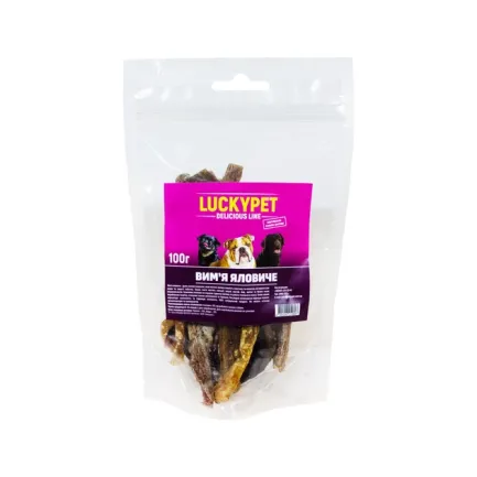 Ласощі для собак Luсky Pet, вим'я 100 г