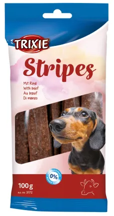 Ласощі Trixie Stripes Light для собак, яловичина, 100 г