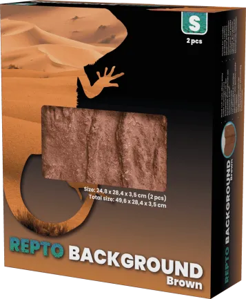 REPTO BACKGROUND BROWN 51X25X30 (R1100720) задній фон для тераріуму