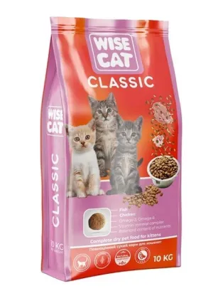 Сухий корм для кішок Wise Cat Classic 10 кг