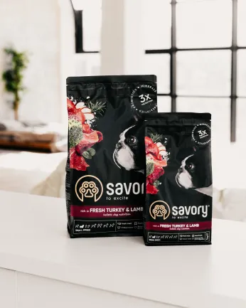 Сухий корм Savory Small для собак малих порід, зі свіжим ягням та індичкою, 8 кг — Фото 4