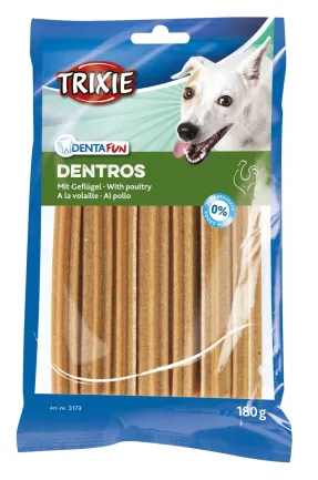 Ласощі Trixie Denta Fun Dentros для собак, домашня птиця, 180 г