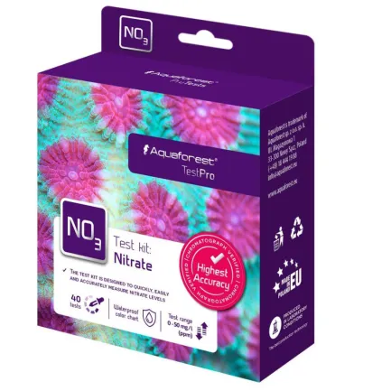 Тест на нітрати (NO3) Aquaforest Nitrate Test Kit для морського акваріума, до 40 тестів