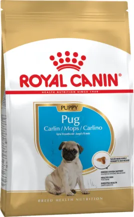 Сухий корм Royal Canin PUG PUPPY для цуценят породи Мопс 1,5 кг