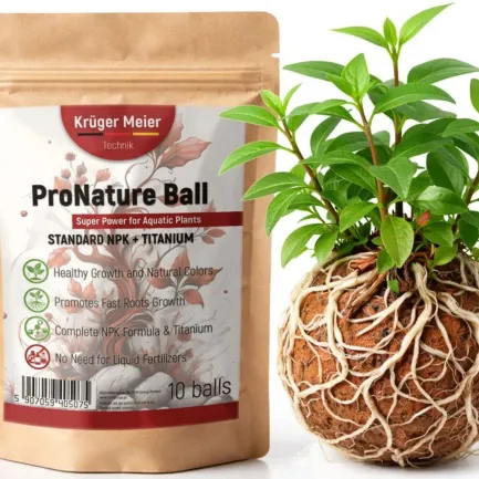 Поживні кульки Kruger Meier ProNature Ball 10 для акваріумних і тераріумних рослин — Фото 3