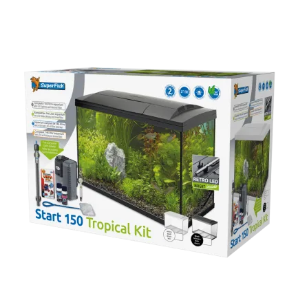 Акваріумний стартовий набір SuperFish Start 150 Aquarium Kit White (A4050383) — Фото 2