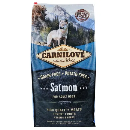 Сухий корм Carnilove Salmon для дорослих собак всіх порід, лосось, 12 кг — Фото 2