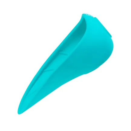 Поїлка-насадка на пляшку WAUDOG Silicone, 165х90 мм блакитний — Фото 1
