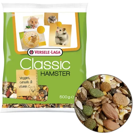 Versele-Laga Classic Hamster ВЕРСЕЛЕ-ЛАГА КЛАСІК ХАМСТЕР корм для хом`яків 0,5 кг
