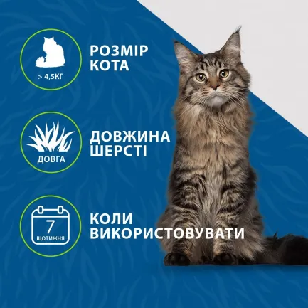 Фурмінатор FURminator для котів із довгою шерстю, розмір L — Фото 6
