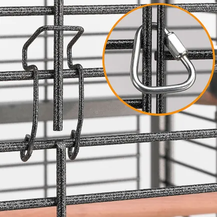 Ferplast EXPERT 100 Вольєр для птахів сірий — Фото 4