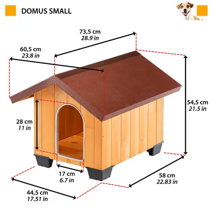 Ferplast DOMUS SMALL Буда для собак дерев'яна — Фото 1
