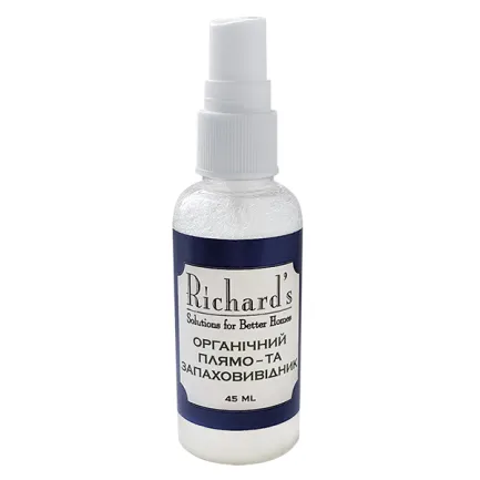 SynergyLabs Richard’s Organics Stain &amp; Odor Eliminator РІЧАРДС ОРГАНІКС КИЛИМ ТА ОББИВКА органічний засіб для виведення плям і запахів 0,045 л