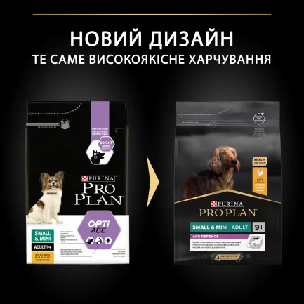 Сухий корм PRO PLAN Small&amp;Mini Adult 9+ Age Defence для собак від 9 років дрібних порід з куркою 3 кг — Фото 7