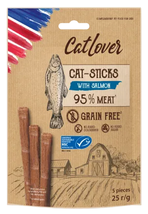 CatLover Sticks salmon MSC 5*5g/CatLover Палички для котів із лососем, 5*5g