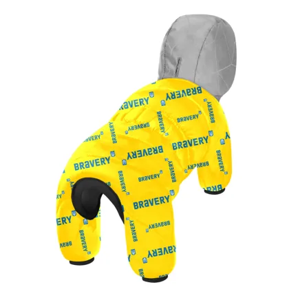 Комбінезон для собак WAUDOG Clothes малюнок "Сміливість", M45, В 57-60 см, С 41-44 см