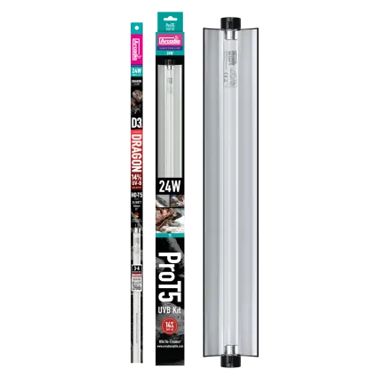 ARCADIA PRO T5 UVB KIT DRAGON 14% UVB 24 WATT (R2100300) ультрафіолетова лампа для рептилій — Фото 2