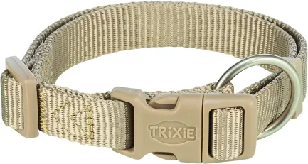 Нашийник Trixie Premium для собак M–L 35–55 см 20 мм пісочний