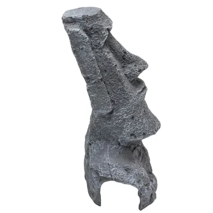 Декорація Hobby Moai Ora 2 15×12×22см - статуя Моаї з укриттям для акваріума і тераріуму (41718) — Фото 5