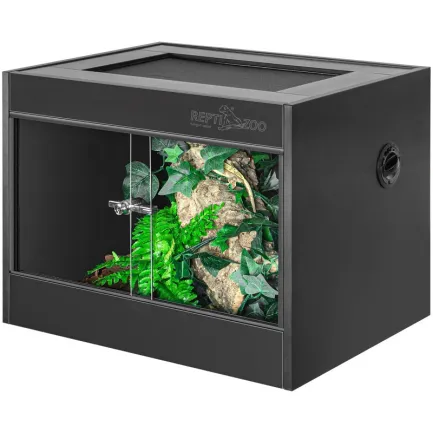 Тераріум з ПВХ Repti-Zoo Terrarium PVC 60x45x45 см (CN604545PN) скляними дверцятами для рептилій і амфібій