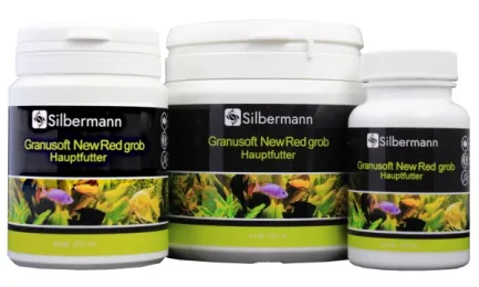 Корм Silbermann Granusoft New Red coarse 250 ml (SIS119a) гранули 3,0 мм для акваріумних риб