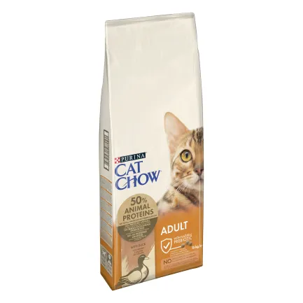 Сухий корм CAT CHOW Adult для дорослих котів з качкою 15 кг — Фото 1