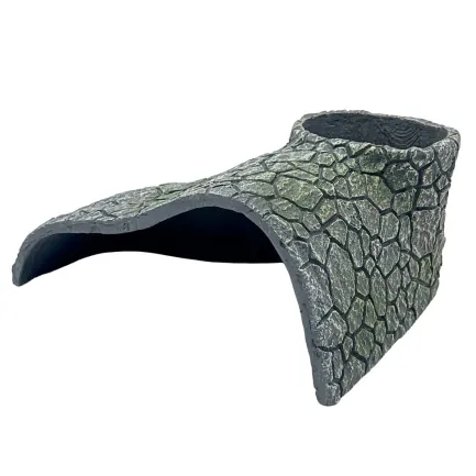 Декорація Hobby Cracked Rock Cave 2 19x14x8см для акваріума і тераріуму (41793) — Фото 2